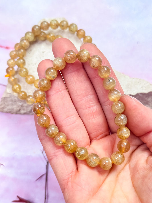 Golden Apatite Bracelets