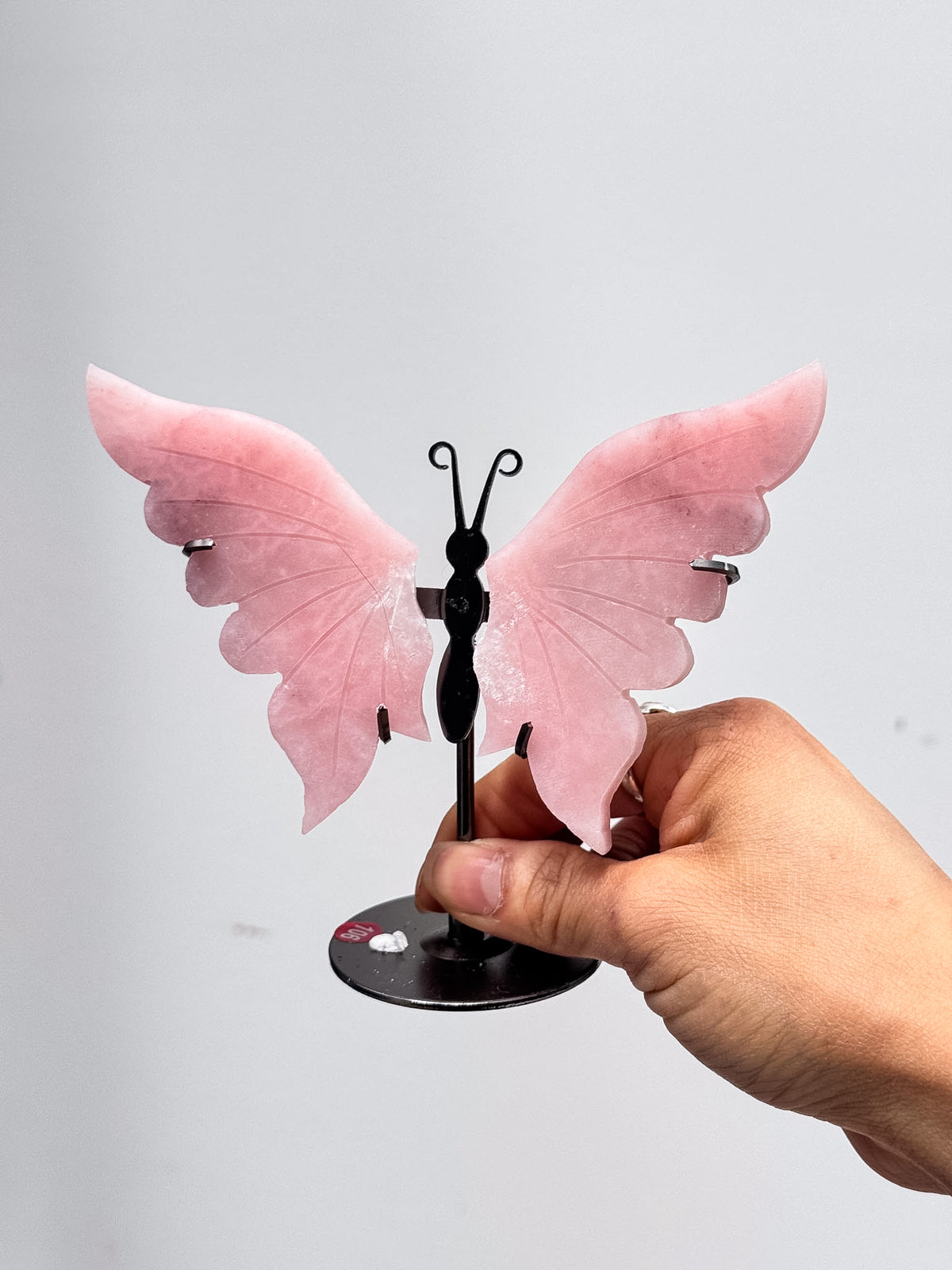 Pink Opal Butterfly Wing Pairs