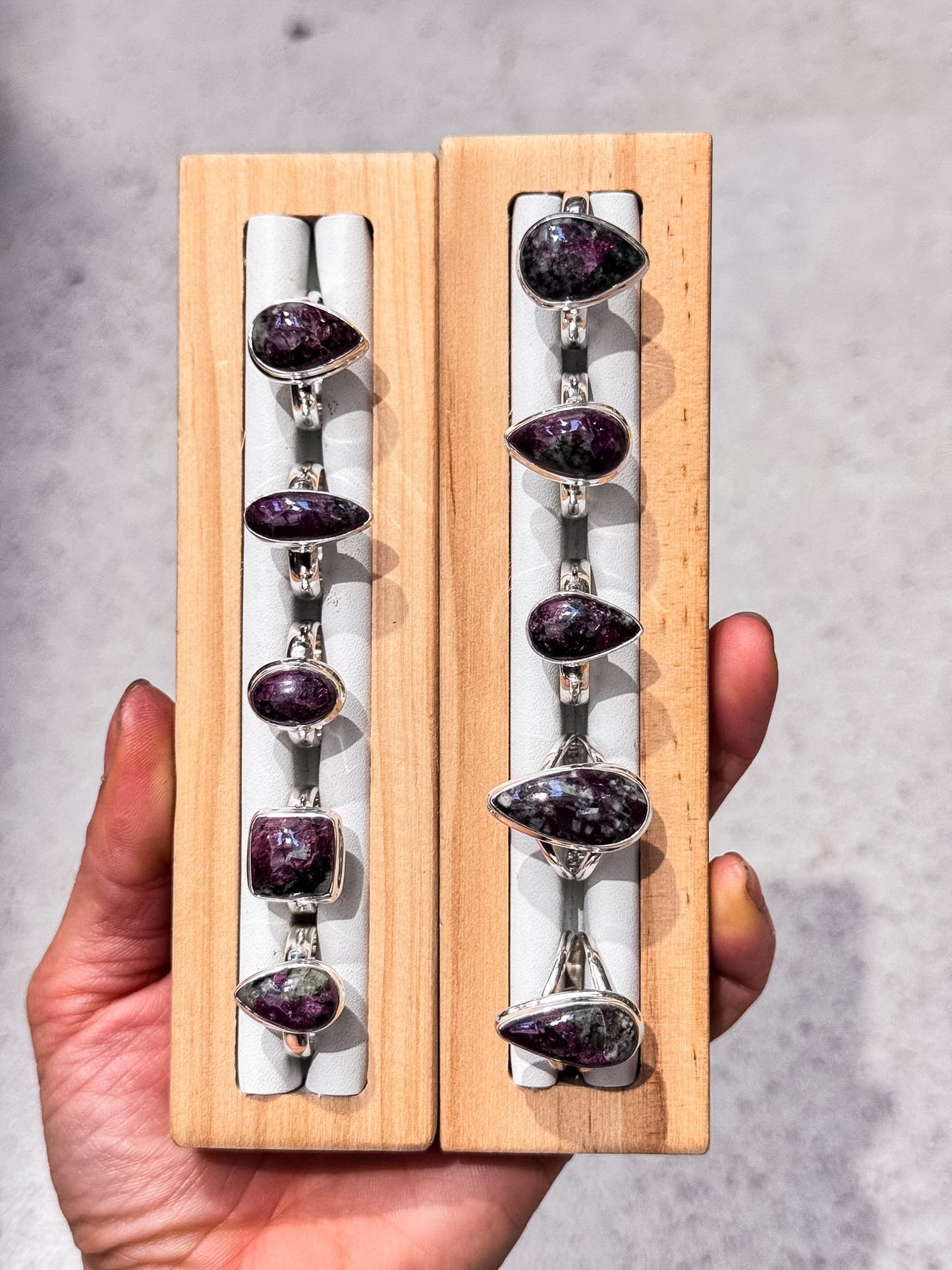 Eudiyalite Rings