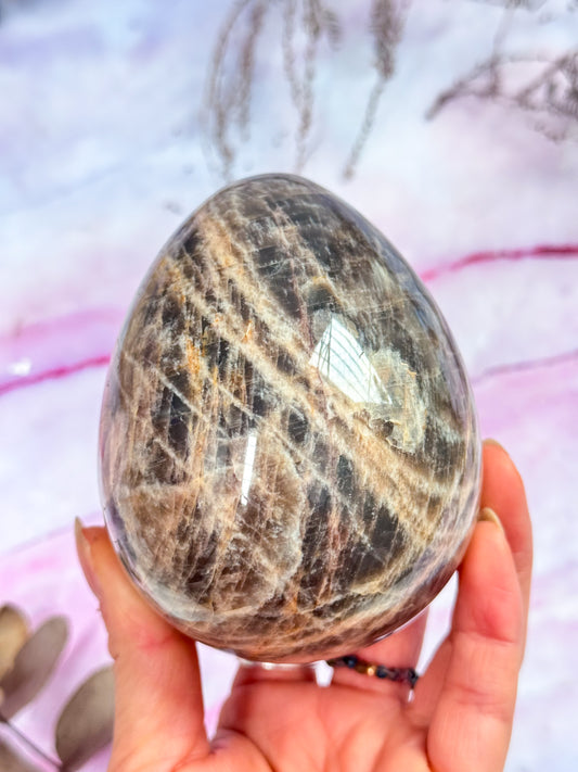Black Moonstone Egg