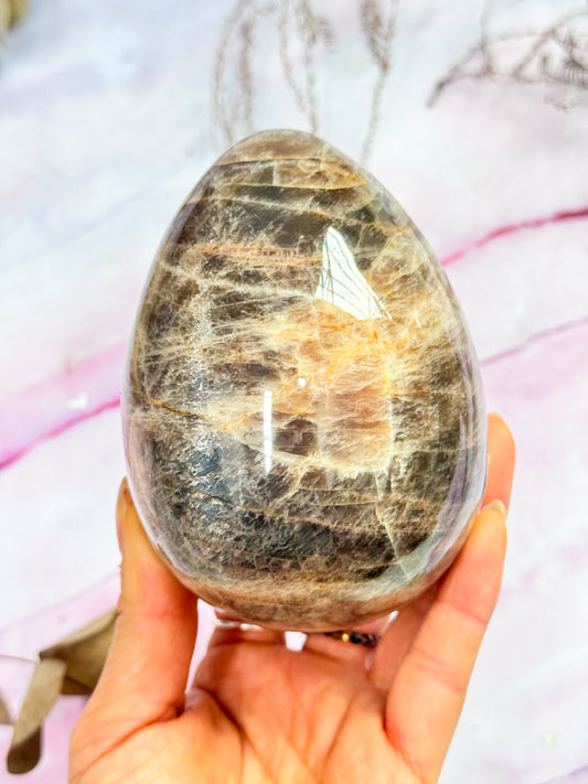 Black Moonstone Egg