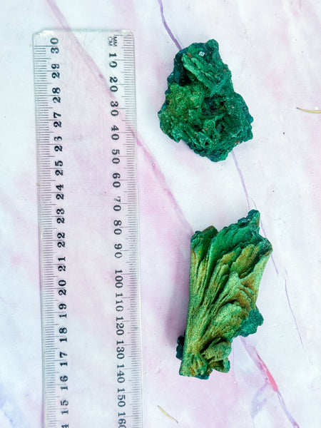Dioptase and Malachite Specimens