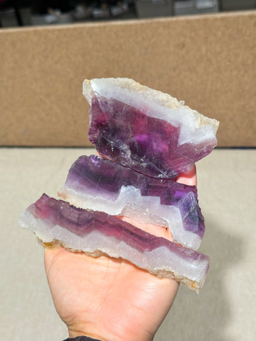 Purple Fluorite Slices