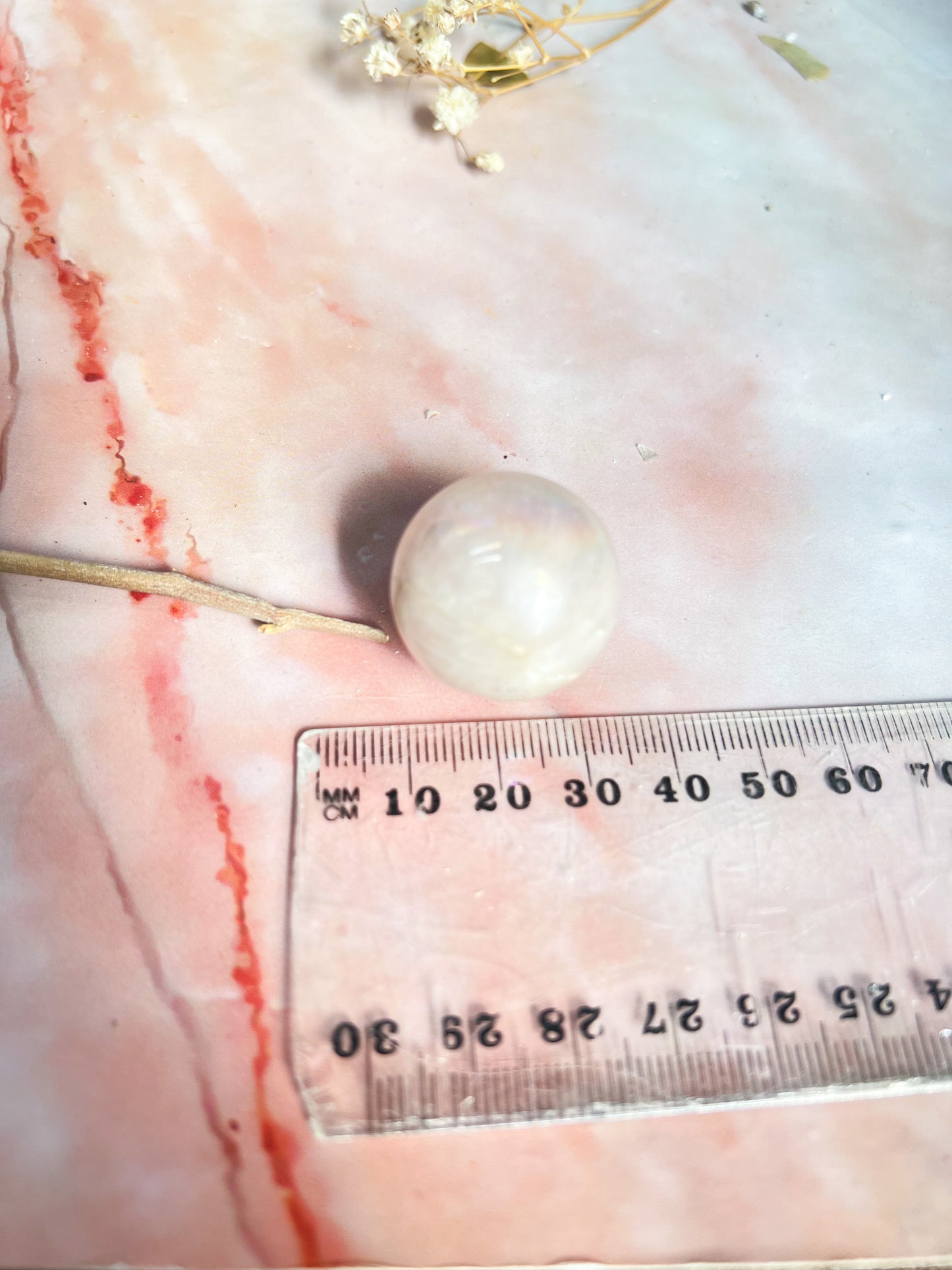 Aura Rose Quartz Spheres