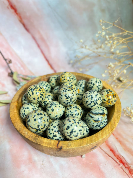 Dalmation Jasper Spheres
