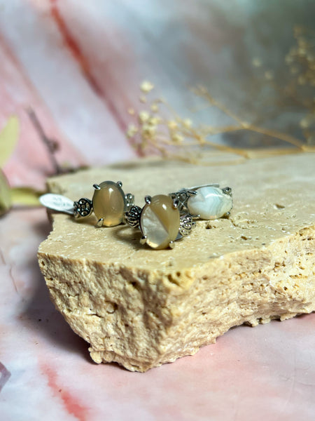 Agate Rings: Non-Sterling Silver