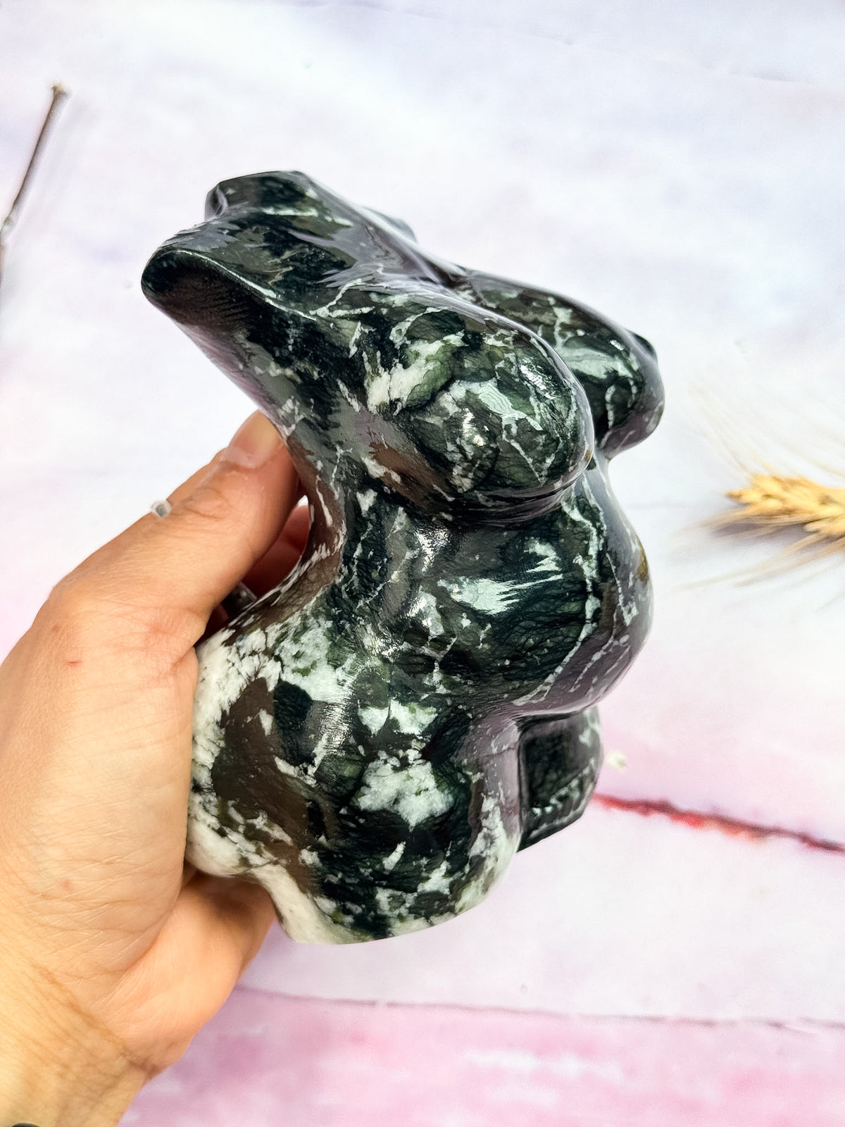 Curvy Black Serpentine Torso