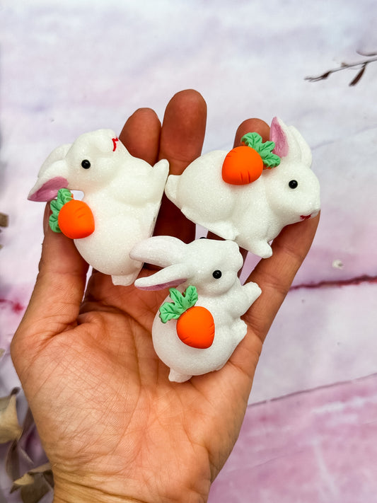 White Jade Rabbit Carvings