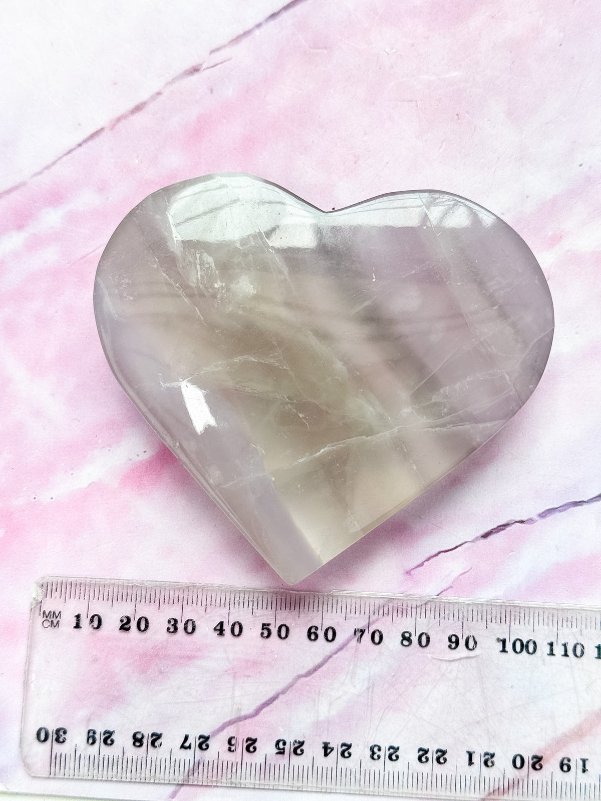 Pastel Fluorite Heart