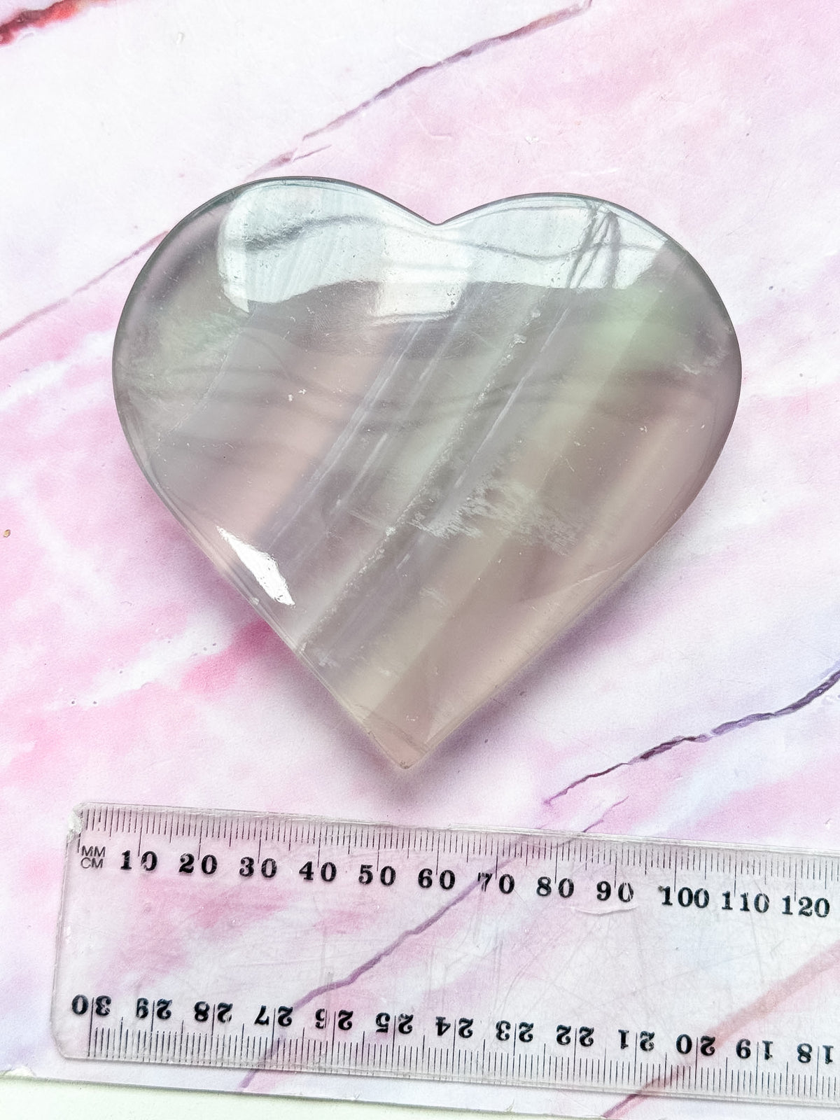 Pastel Fluorite Heart
