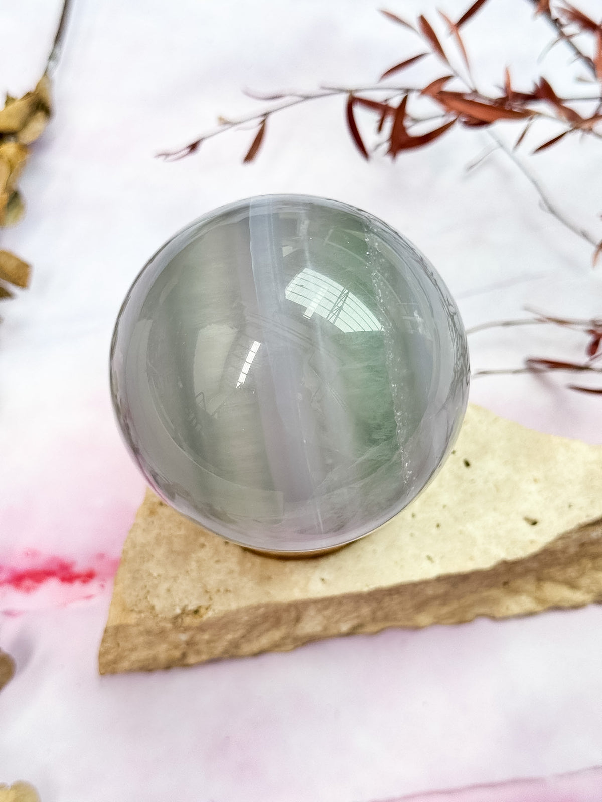 Pastel Fluorite Sphere