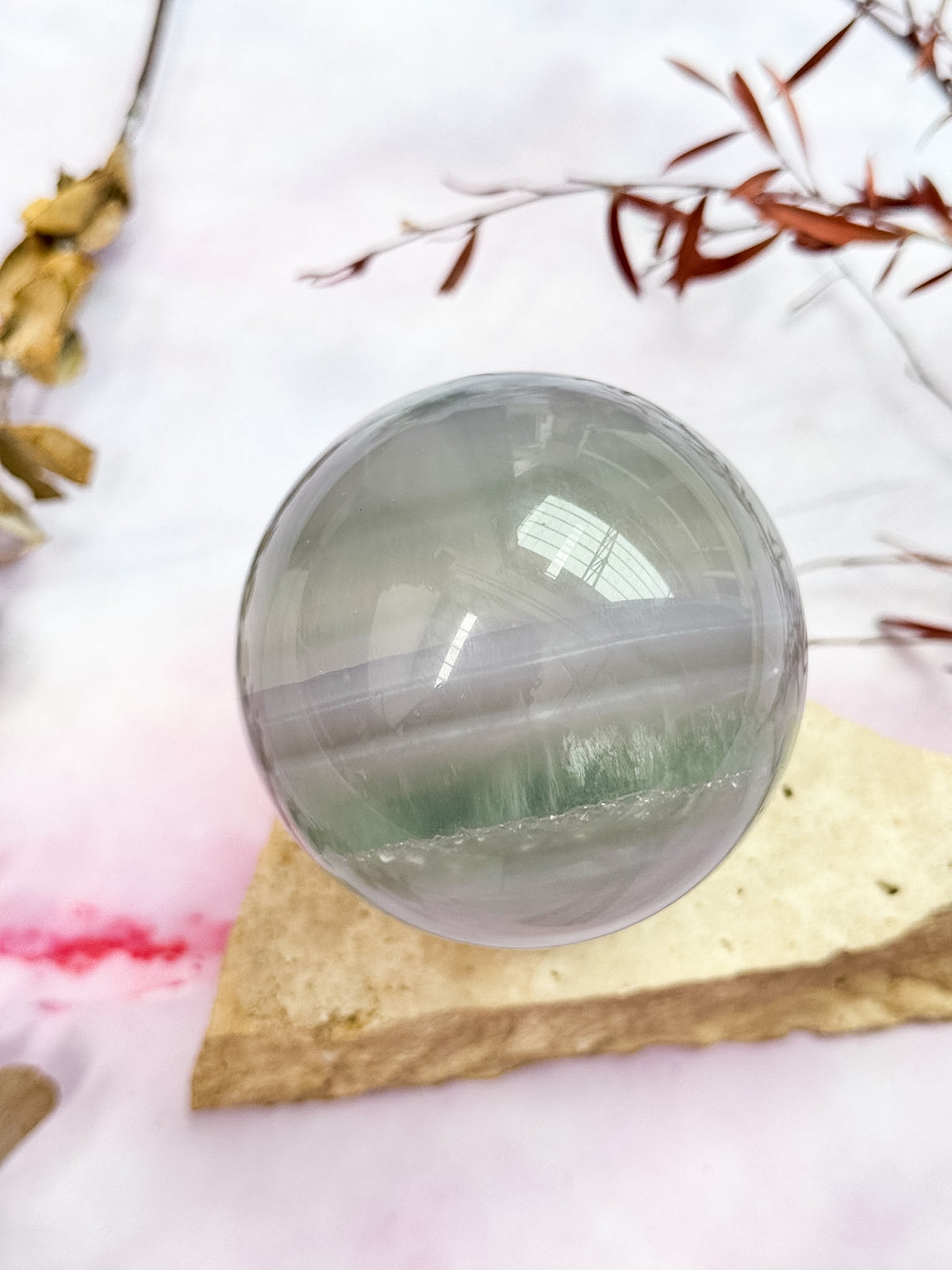 Pastel Fluorite Sphere