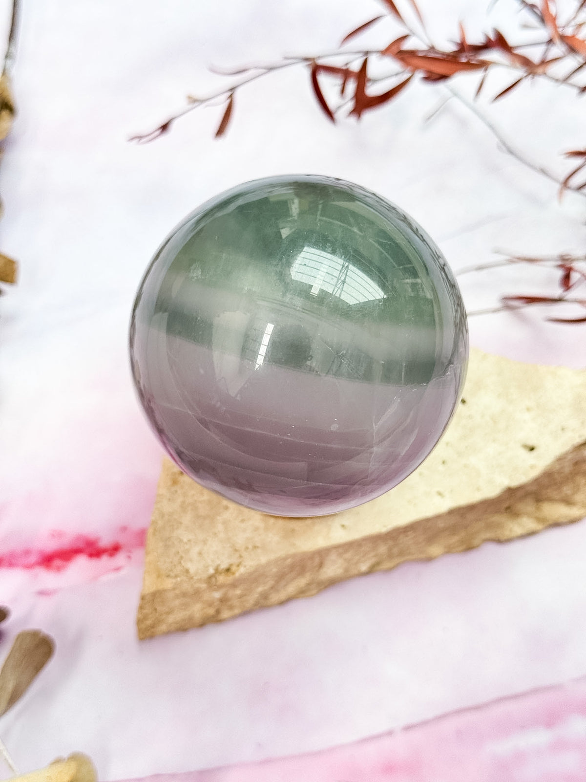 Pastel Fluorite Sphere