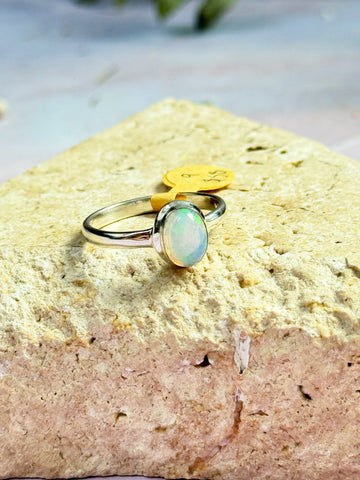 Ethiopian Opal Ring - Size 9