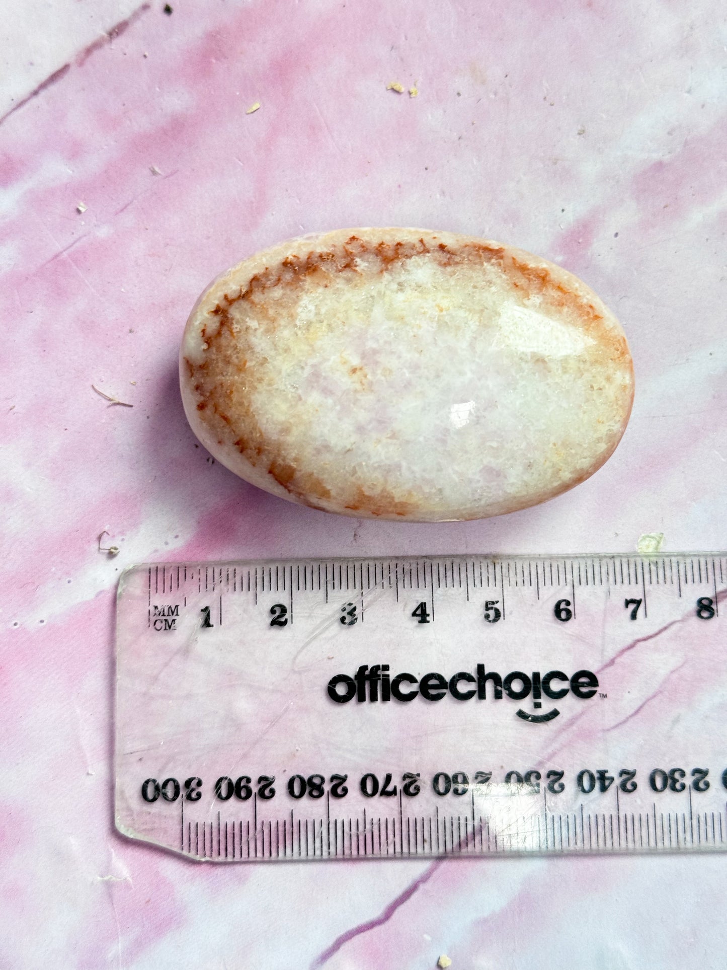 Pink Aragonite Palmstones