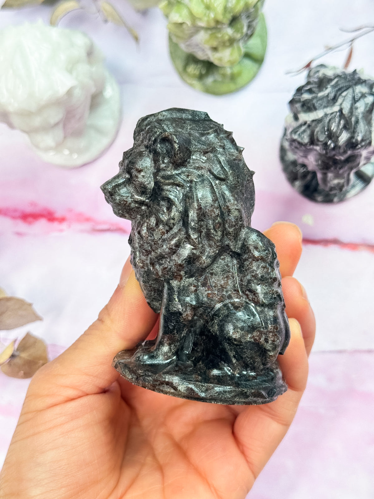 Winged Lion Carvings