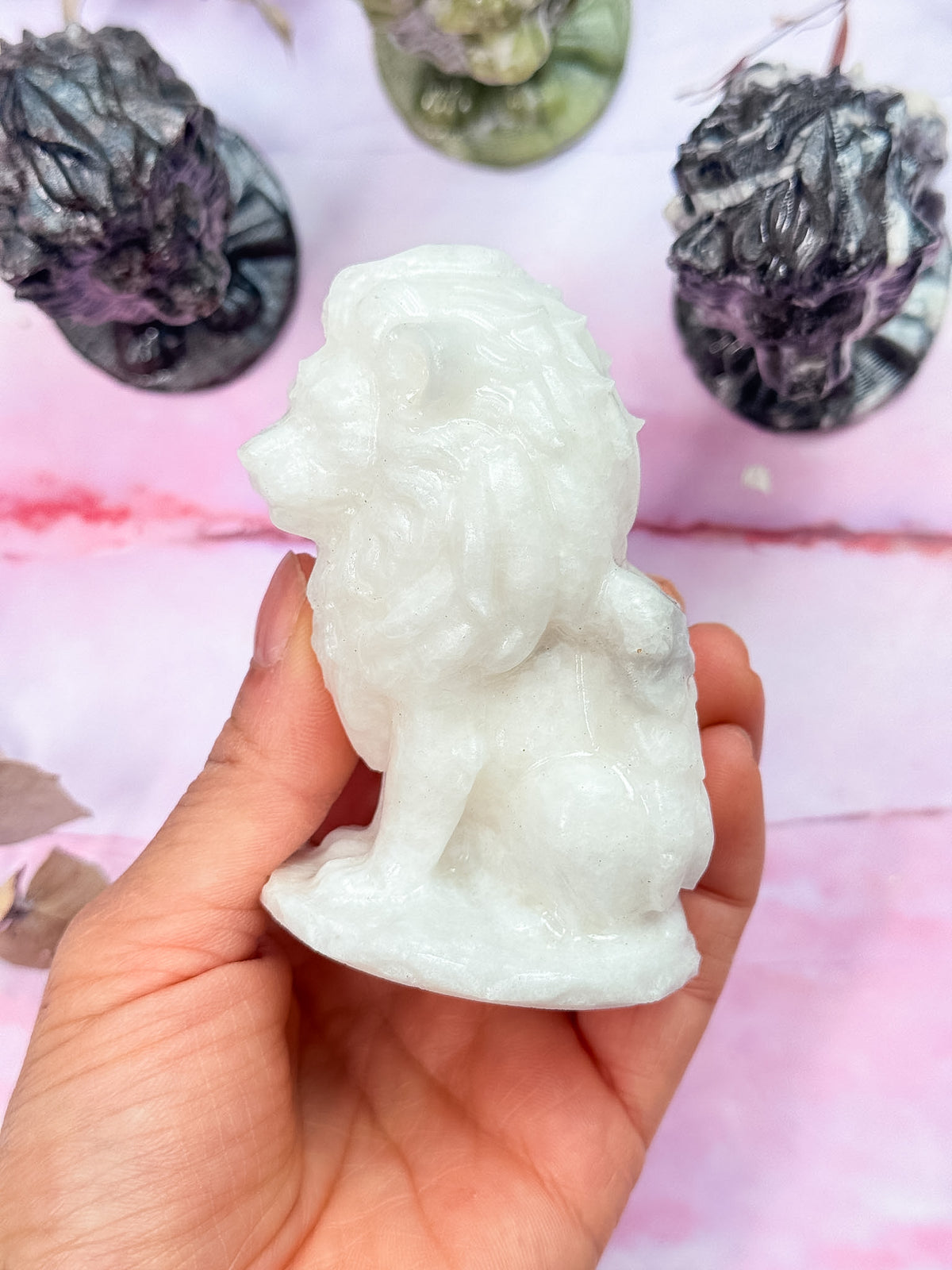 Winged Lion Carvings