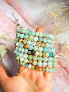 Faceted Blue Jasper Bracelets