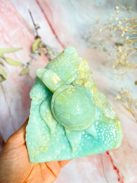 Blue Jasper Carvings