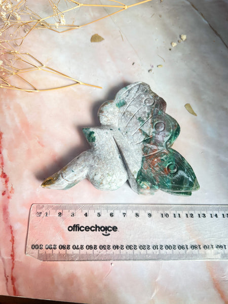 Ocean Jasper Fairy Carving