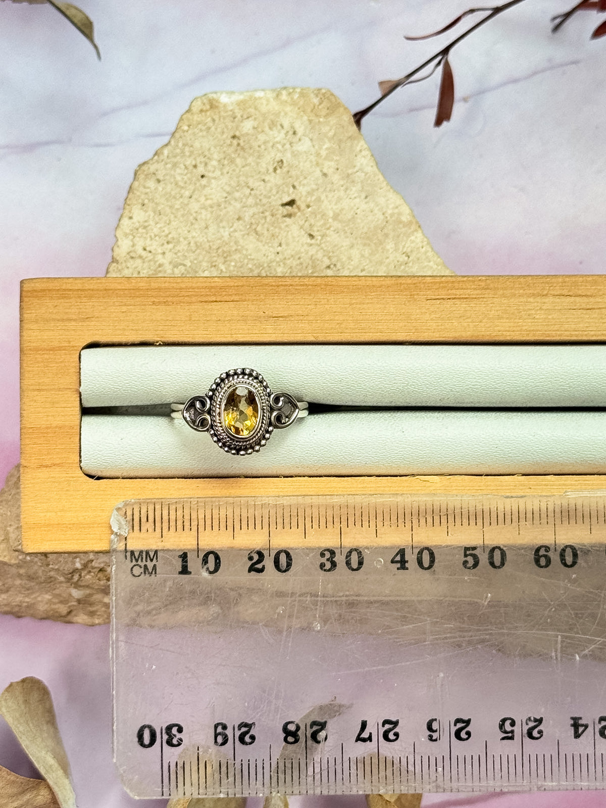 Filigree Citrine Rings