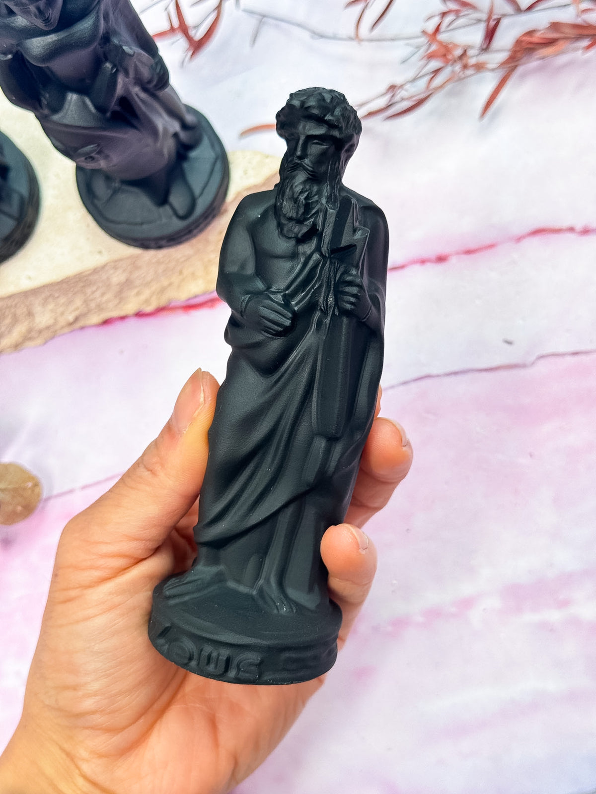 Obsidian God Carvings