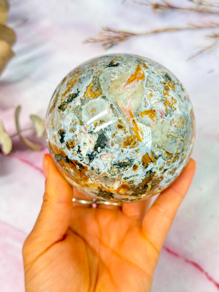 Ocean Jasper Sphere