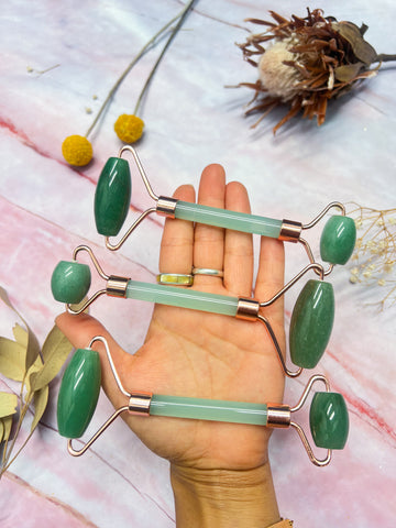 Green Aventurine Face Rollers