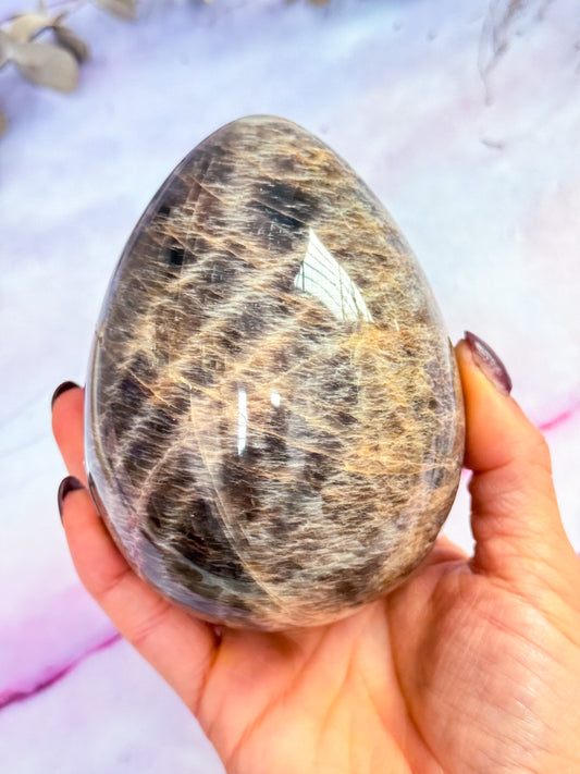 Black Moonstone Egg