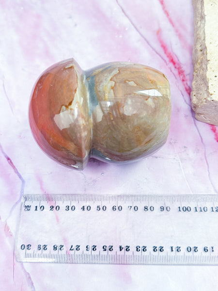 Polychrome Jasper Mushroom