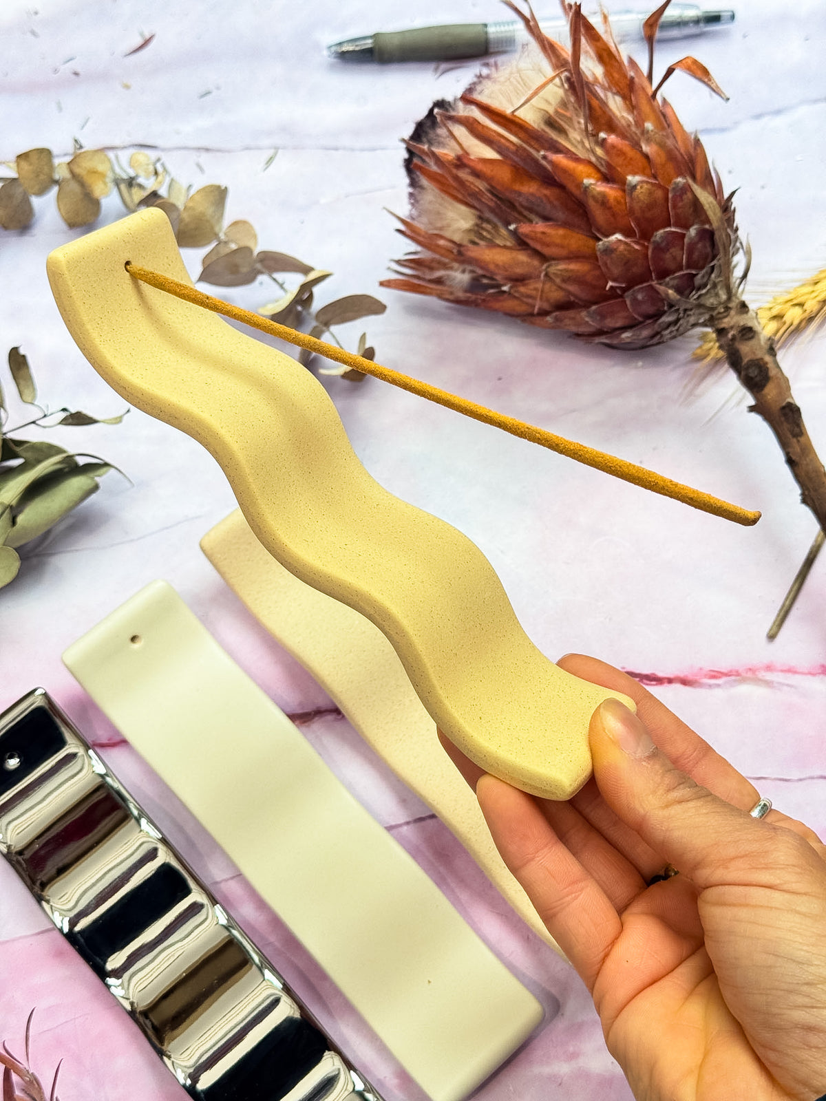 Wavy Incense Holders