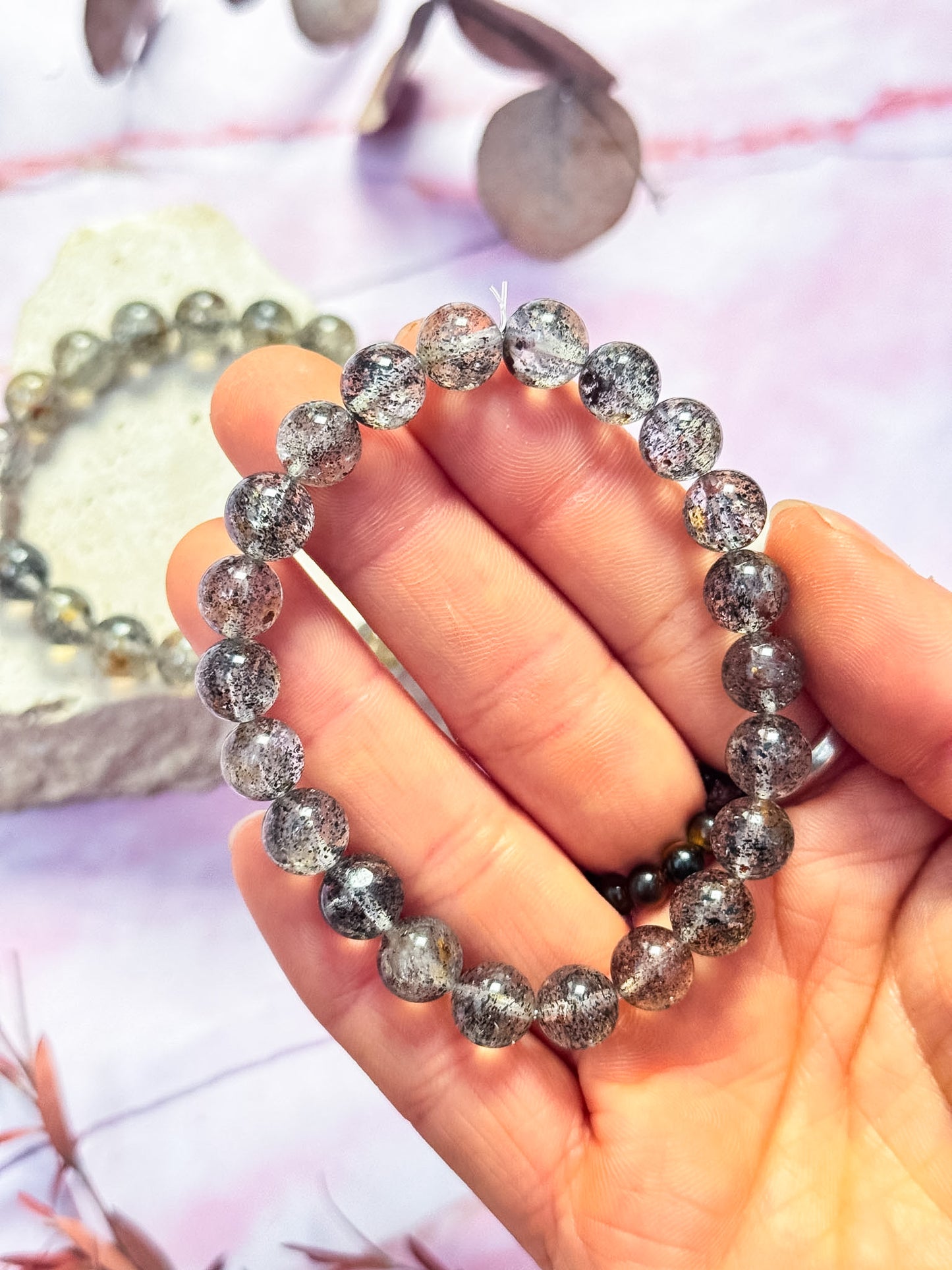 Mica in Quartz Bracelets
