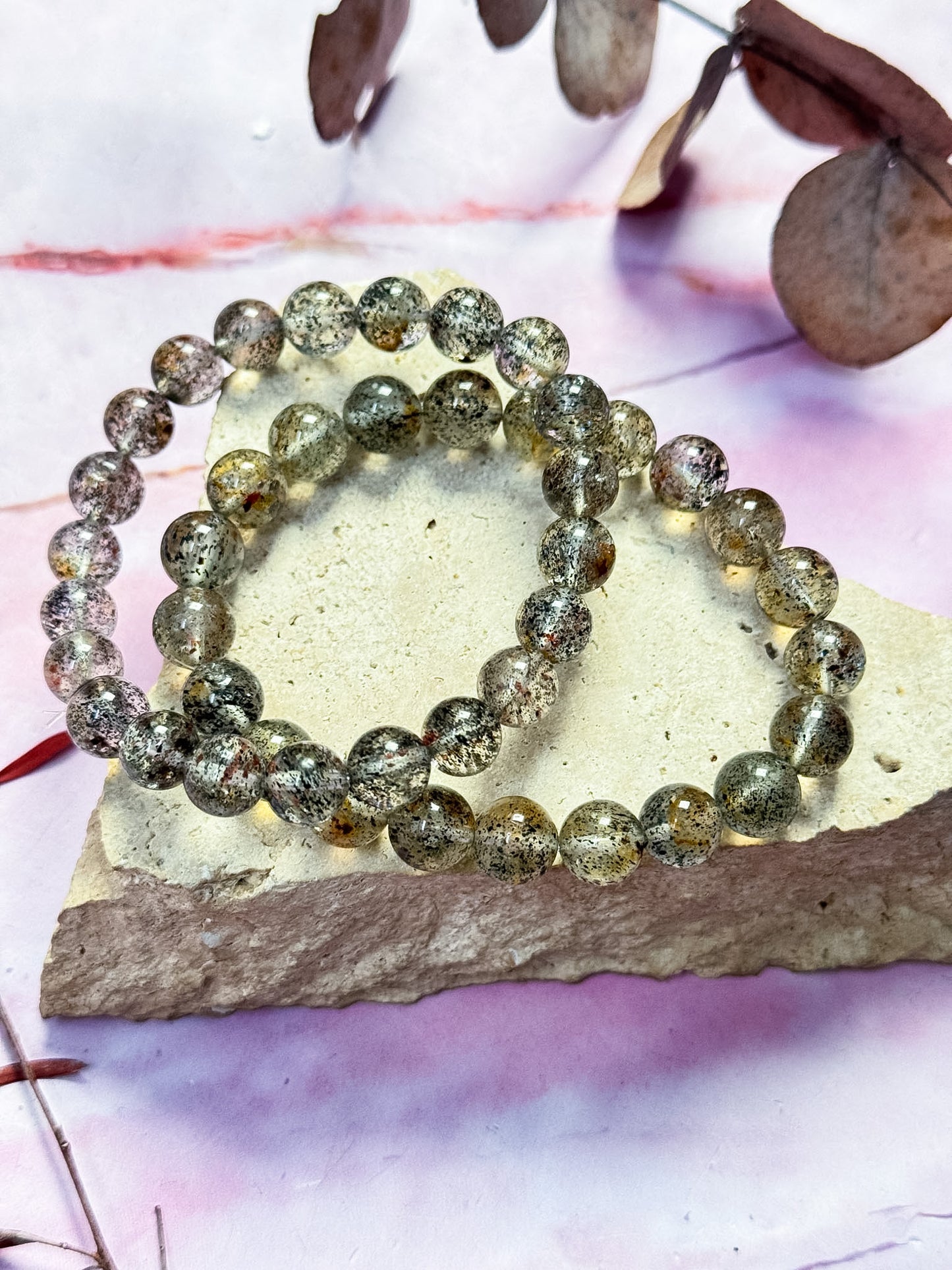 Mica in Quartz Bracelets