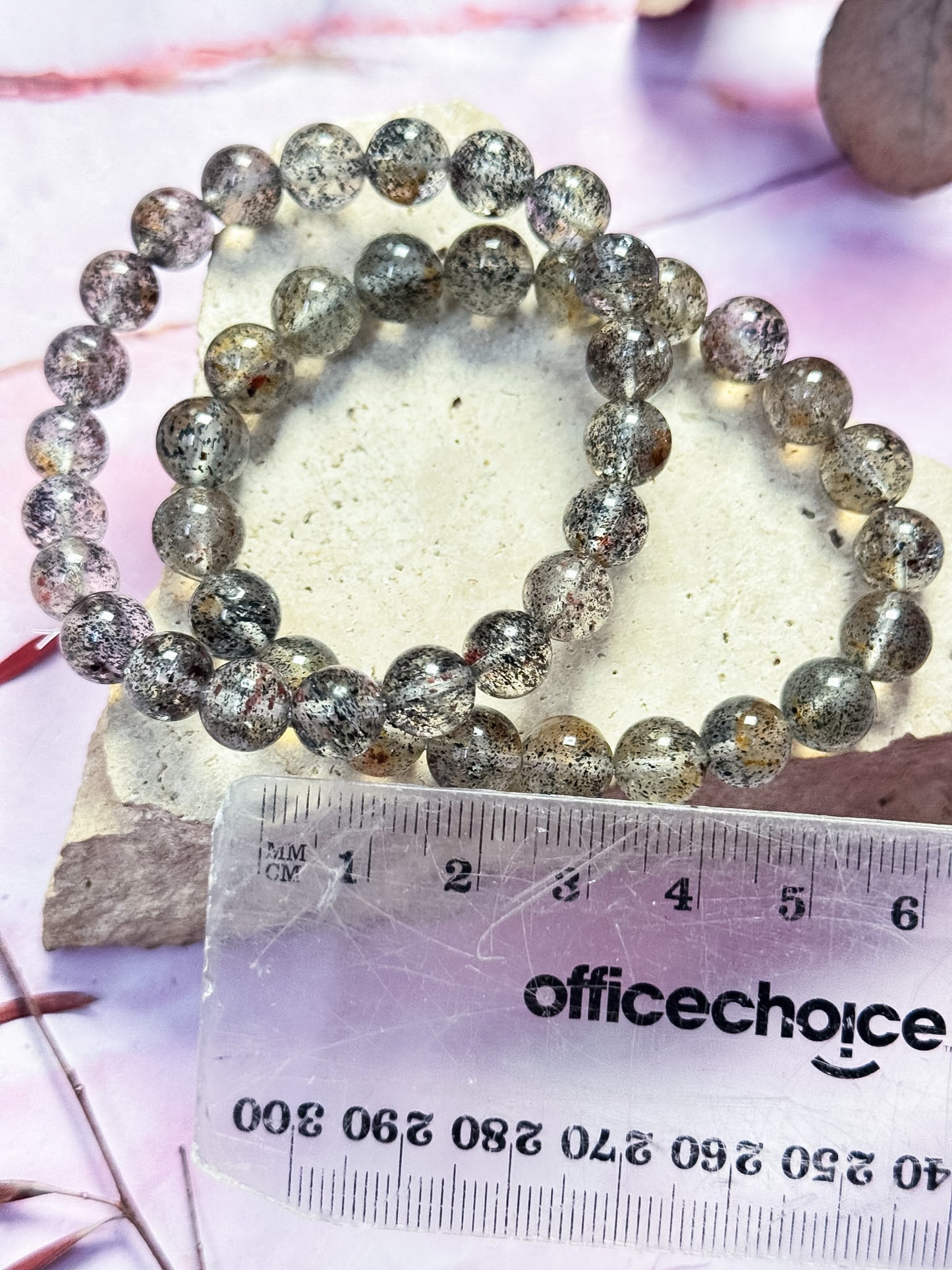 Mica in Quartz Bracelets