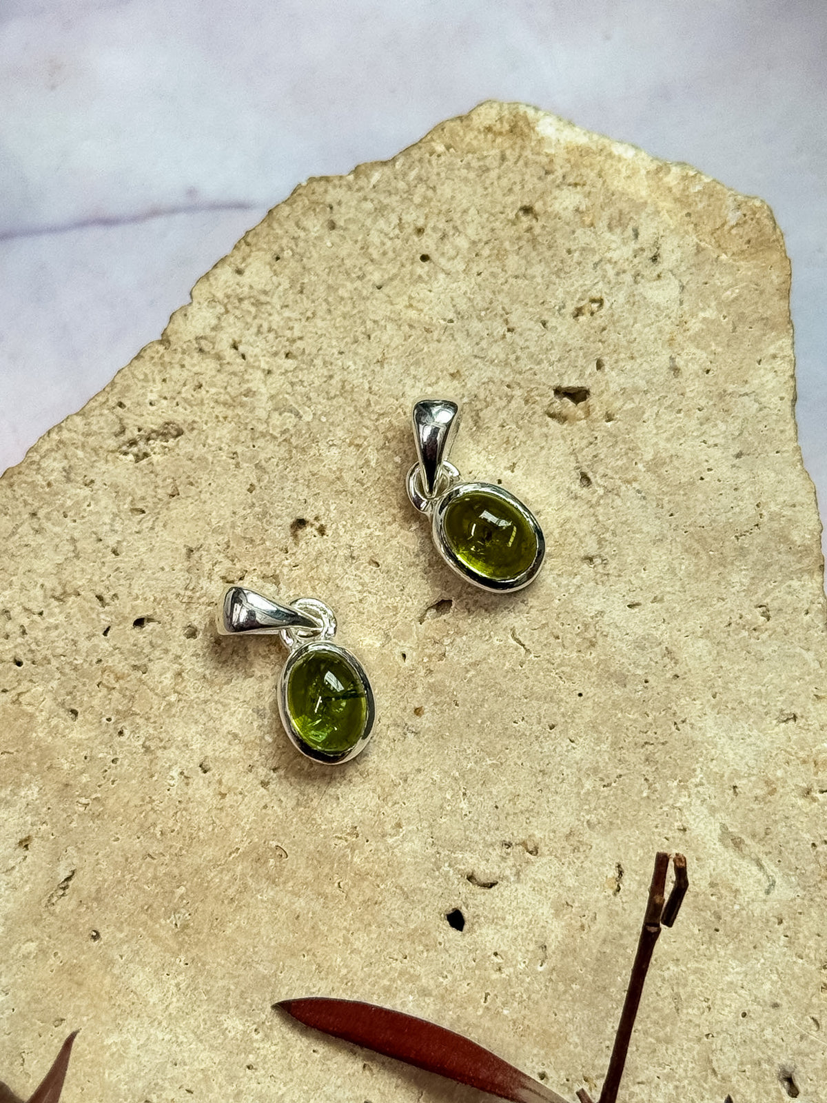 Watermelon Tourmaline Pendants