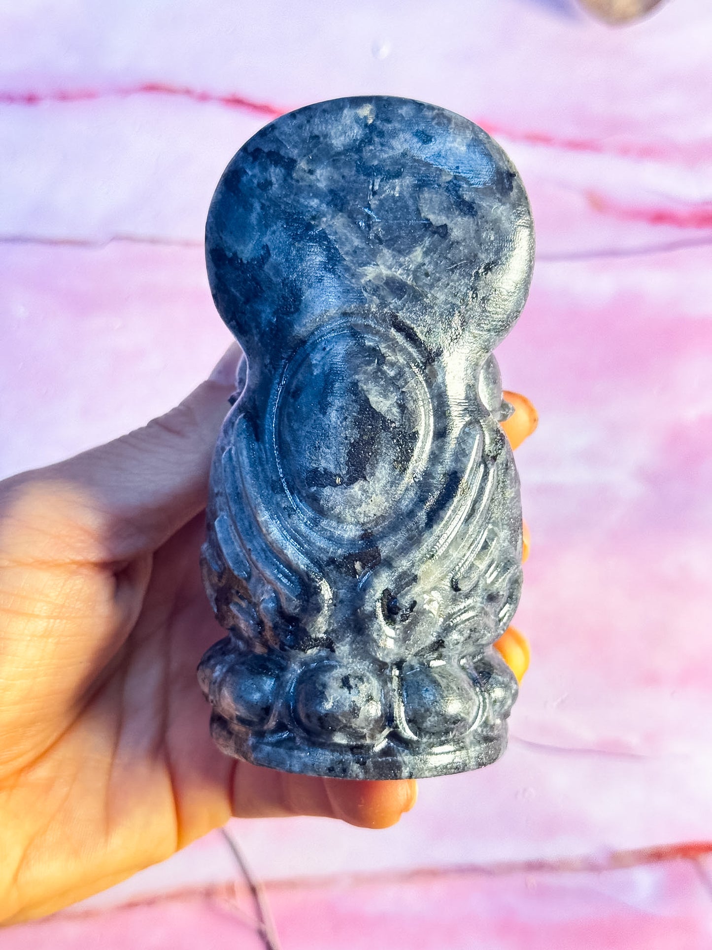 Larvikite Ganesha
