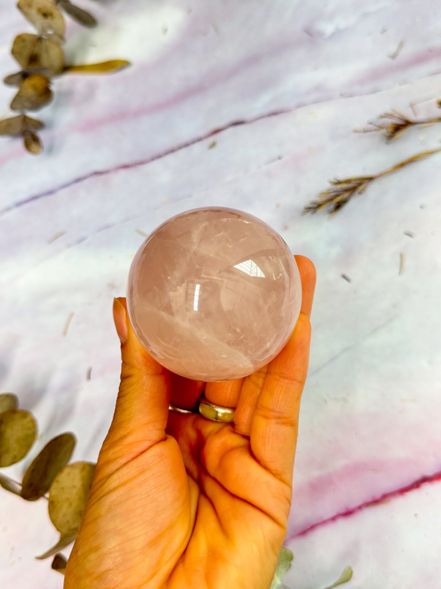 Rose Quartz Sphere