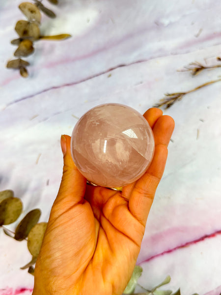 Rose Quartz Sphere