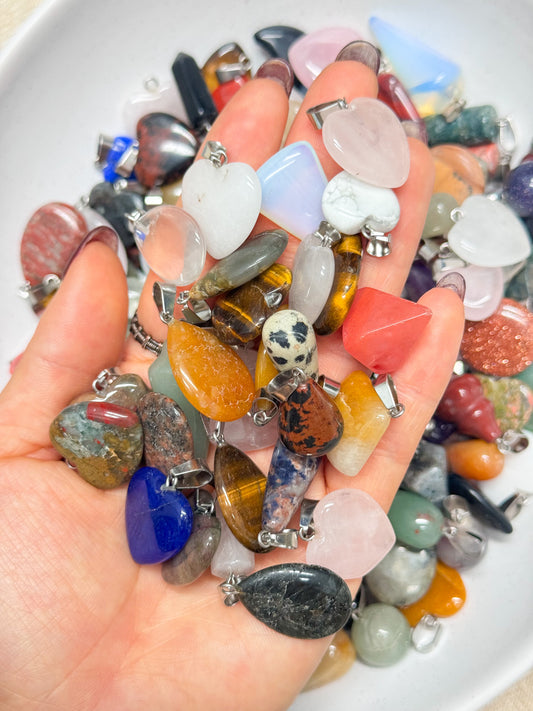 Mixed Crystal Pendants