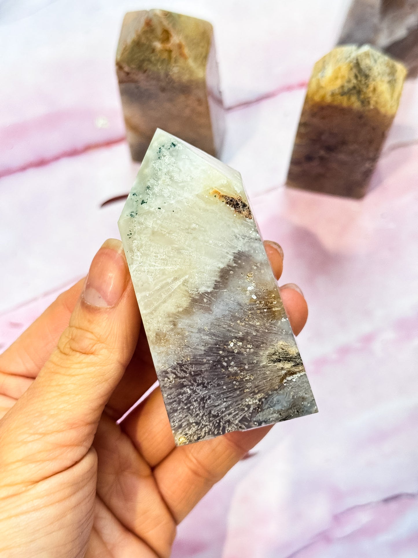 Rutilated Agate Points