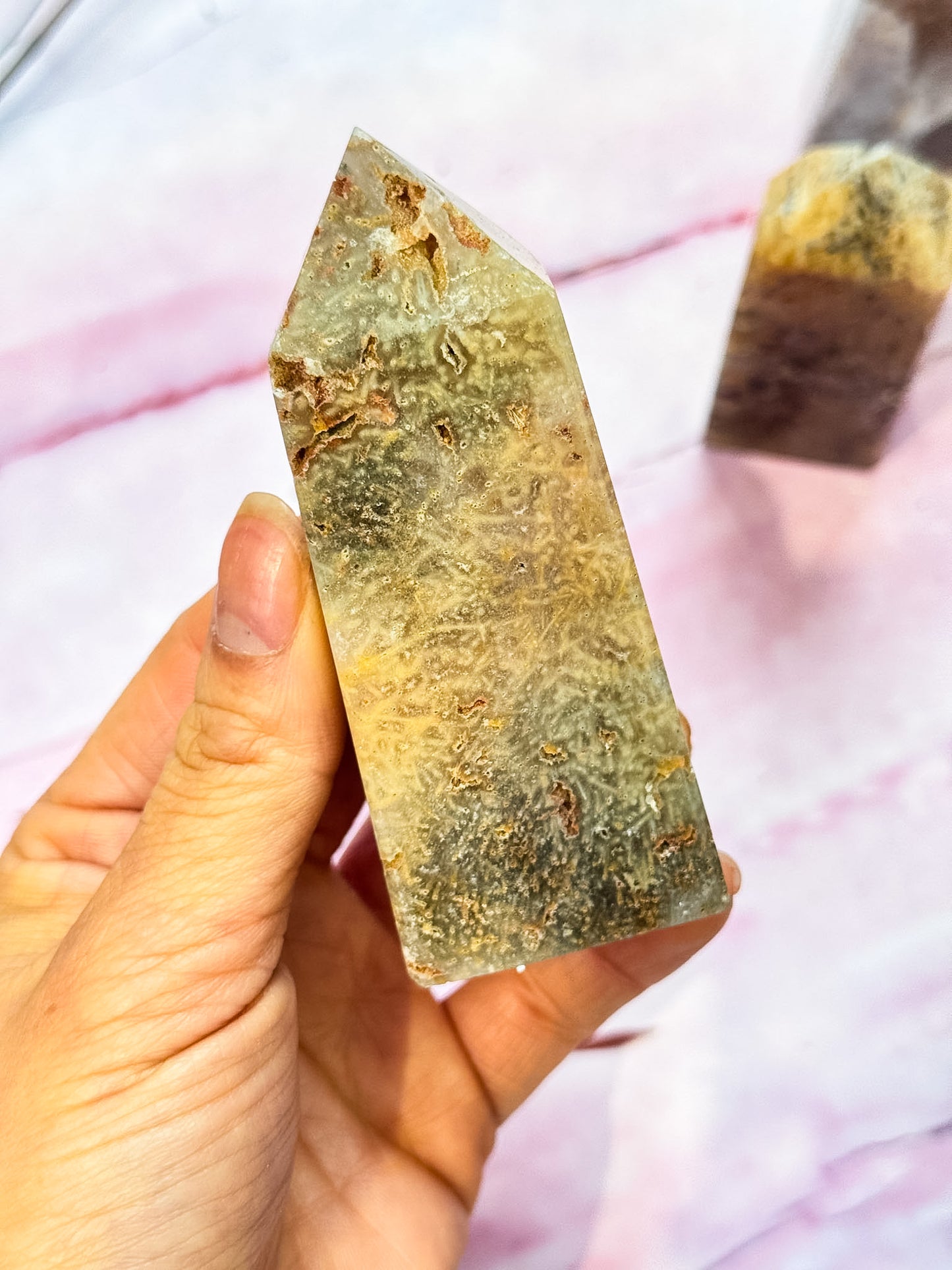 Rutilated Agate Points