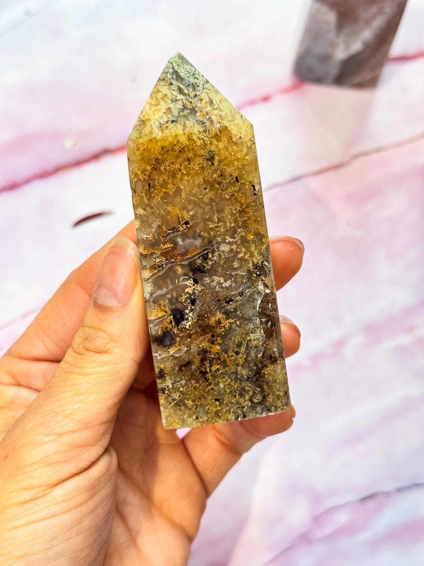 Rutilated Agate Points