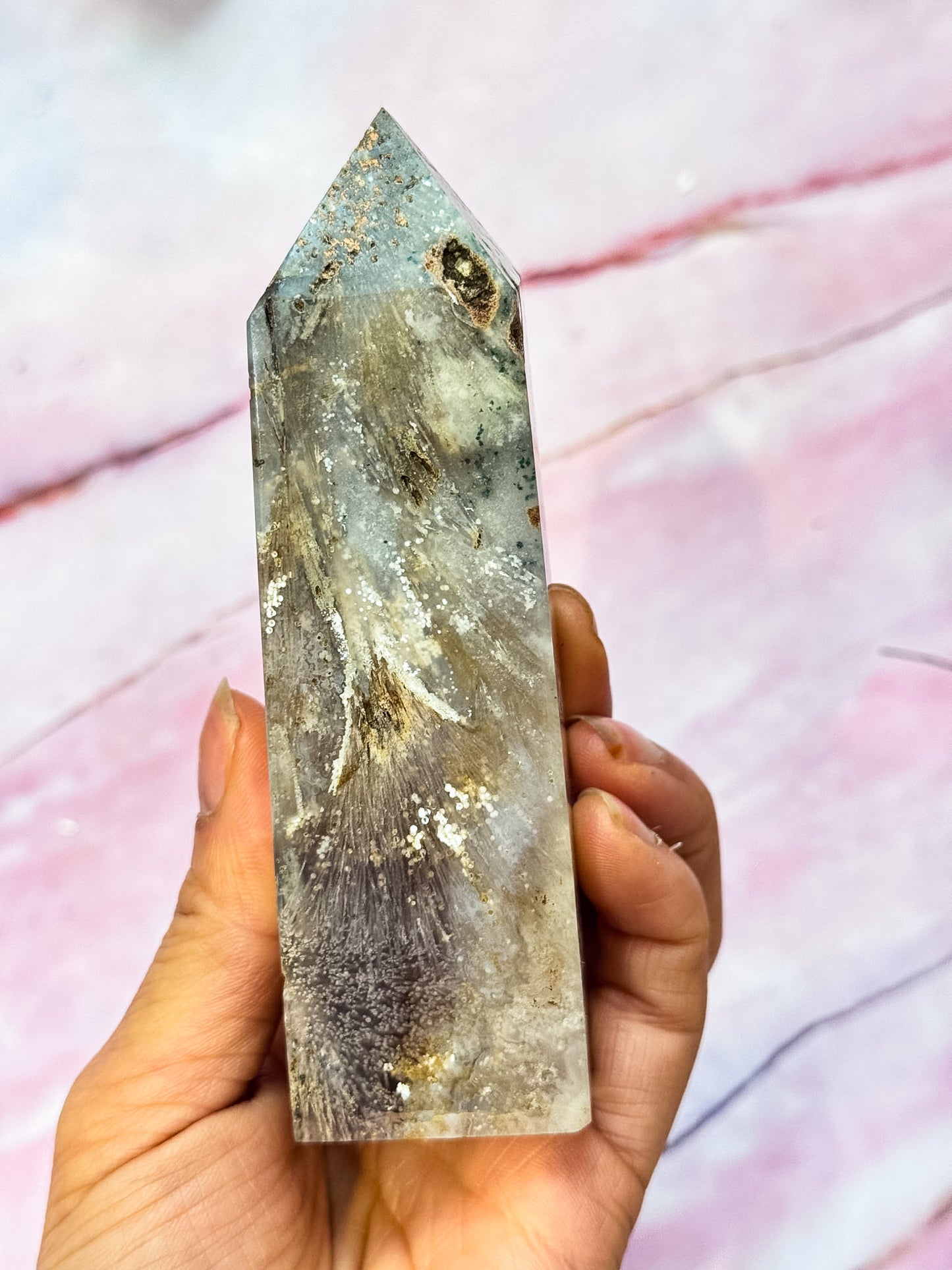 Rutilated Agate Points
