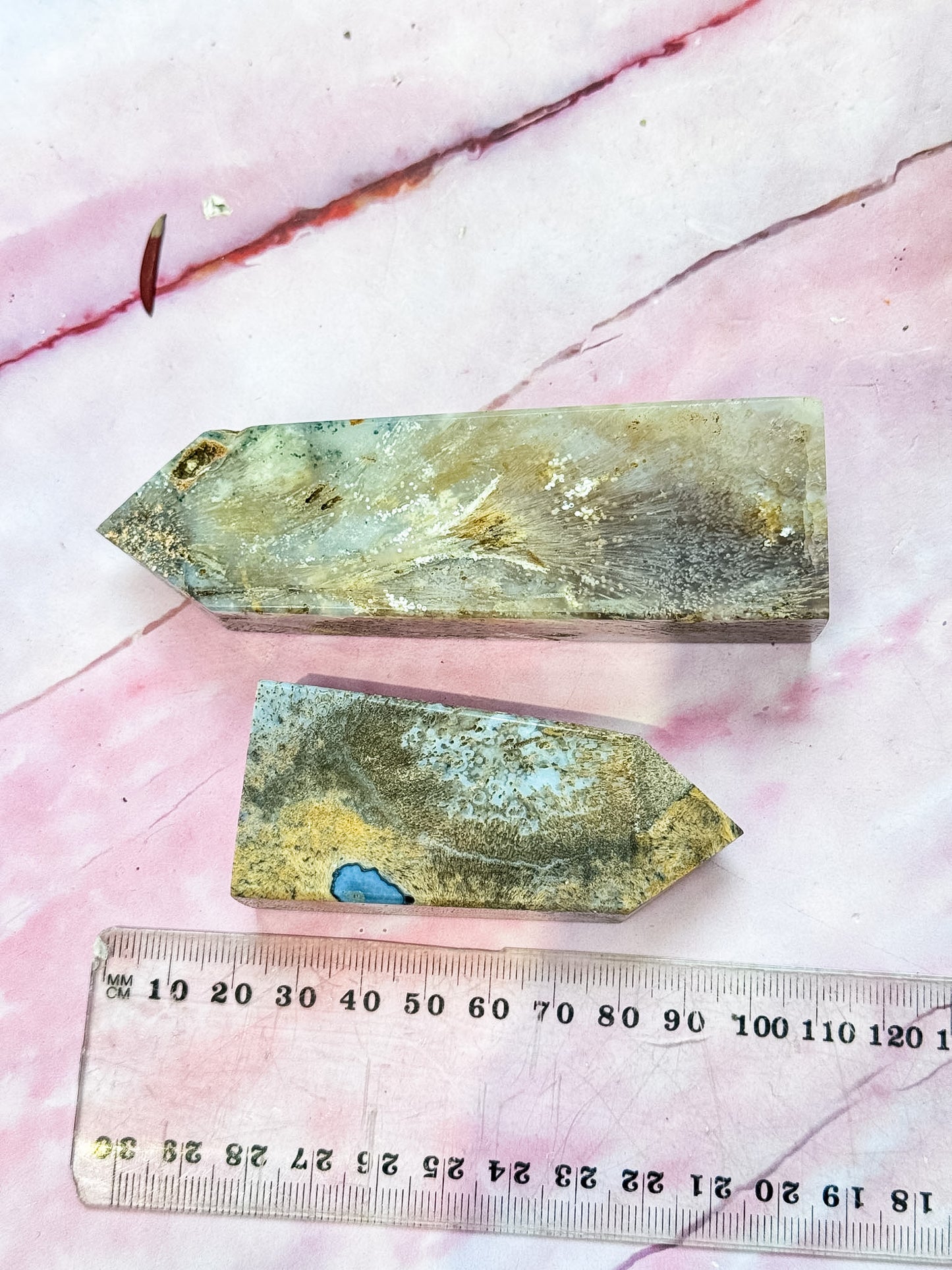 Rutilated Agate Points