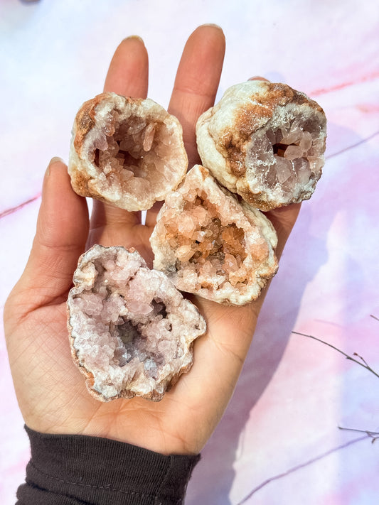 Pink Amethyst Geodes