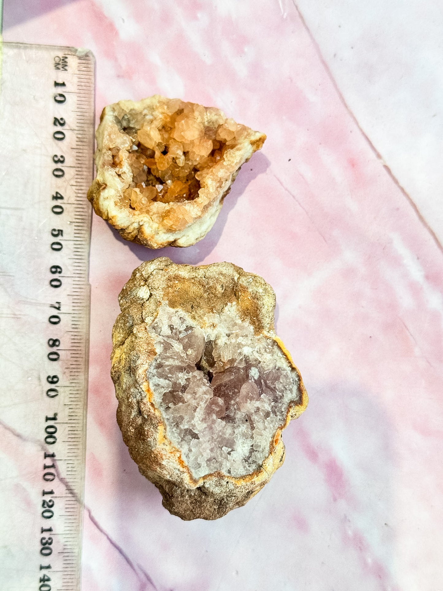 Pink Amethyst Geodes