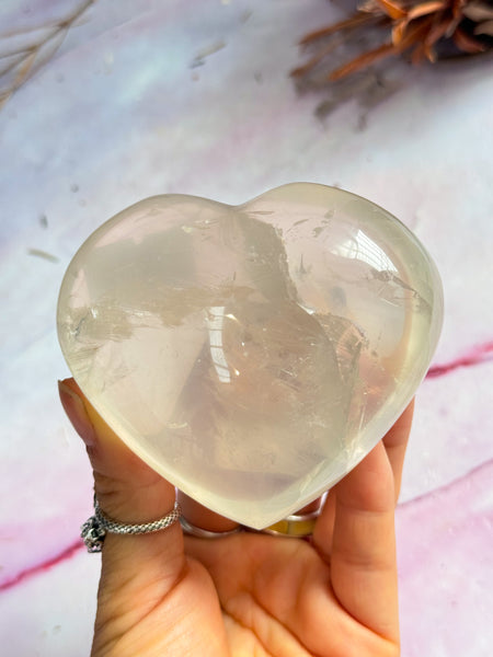 Girasol Quartz Heart