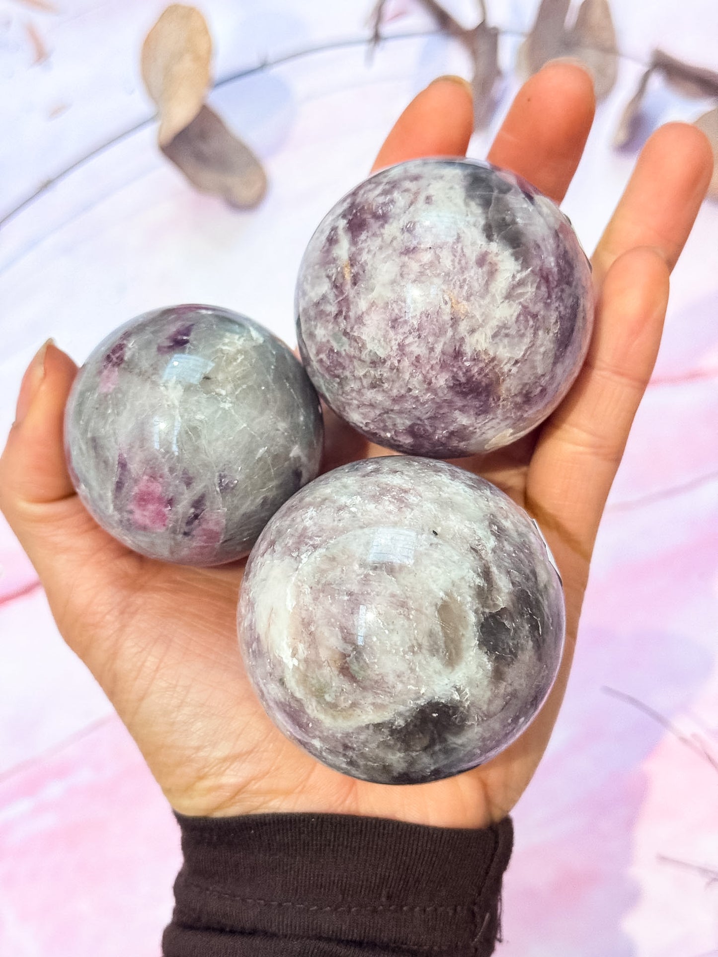 Rubelite Spheres
