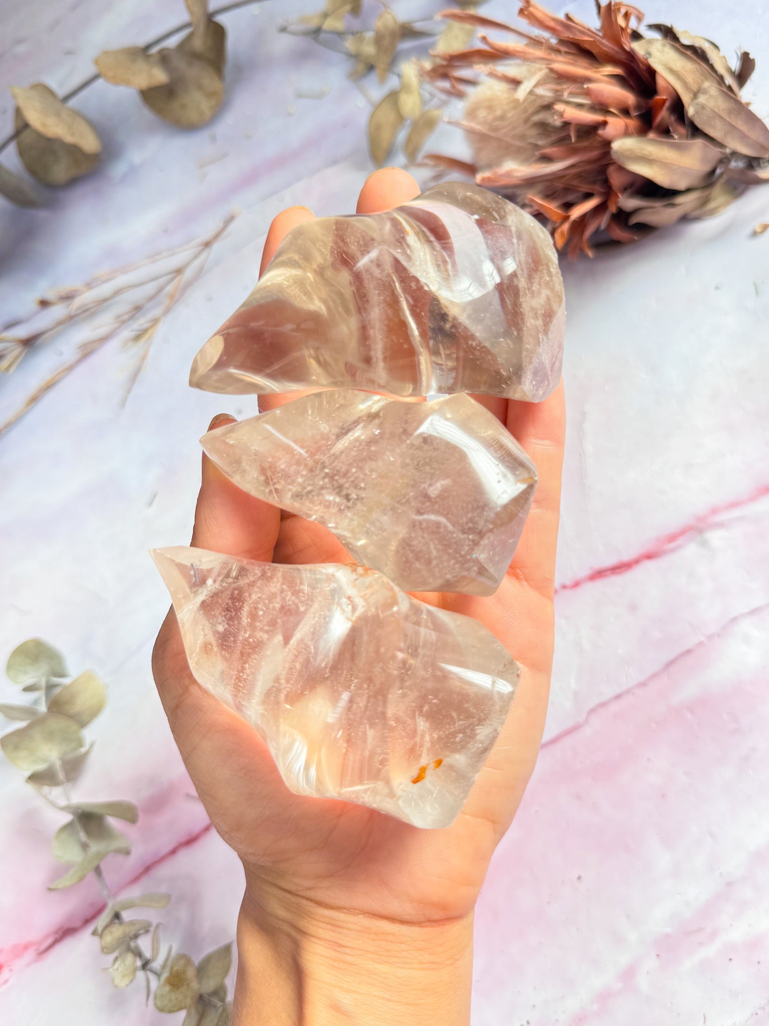 Smokey Quartz Flames