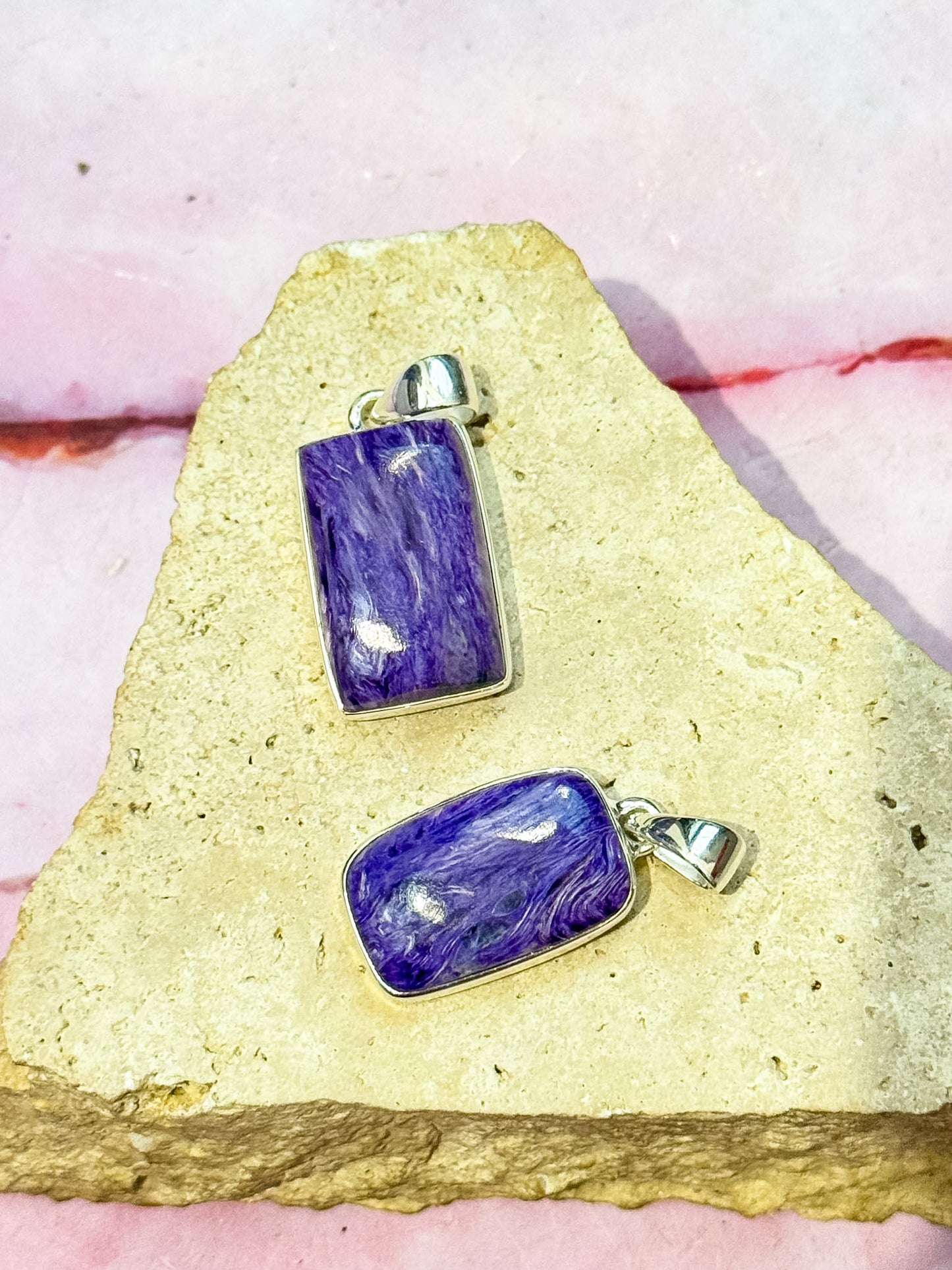 Charoite Pendants
